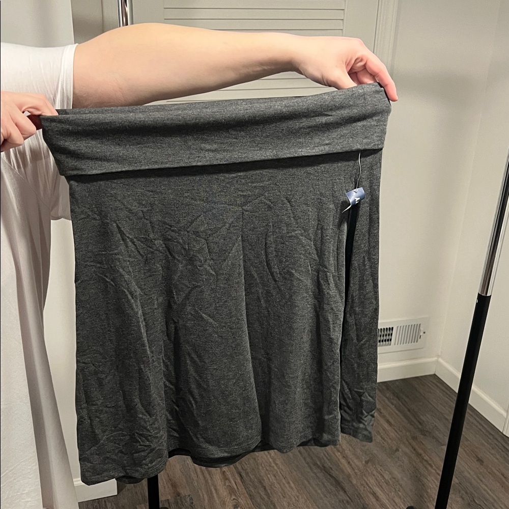 Old Navy Charcoal A-Line Skirt